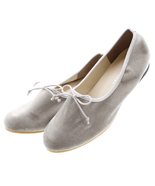 JELLY BEANS（ジェリービーンズ）の「【Made in Japan】ベロアバレエシューズ(134-1411)JELLY BEANS(ジェリービーンズ)（バレエシューズ・レディース・ブラック/ライトピンク/ライトグレー/パイソン・22.5/24.5/23/23.5/24）」の6枚目の写真