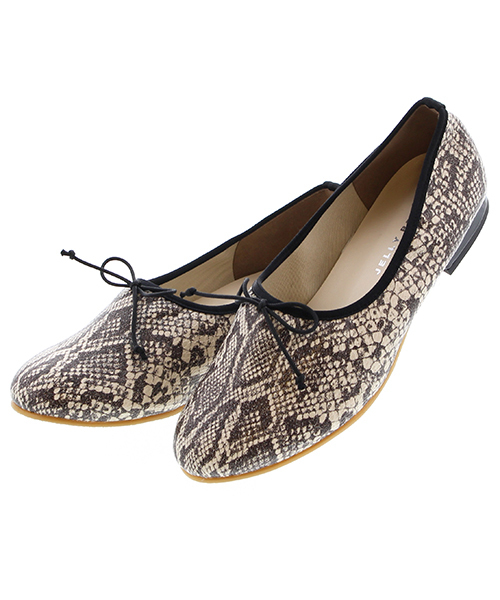 JELLY BEANS（ジェリービーンズ）の「【Made in Japan】ベロアバレエシューズ(134-1411)JELLY BEANS(ジェリービーンズ)（バレエシューズ・レディース・ブラック/ライトピンク/ライトグレー/パイソン・22.5/24.5/23/23.5/24）」の8枚目の写真