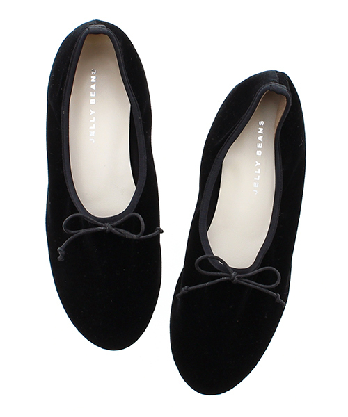 JELLY BEANS（ジェリービーンズ）の「【Made in Japan】ベロアバレエシューズ(134-1411)JELLY BEANS(ジェリービーンズ)（バレエシューズ・レディース・ブラック/ライトピンク/ライトグレー/パイソン・22.5/24.5/23/23.5/24）」の12枚目の写真