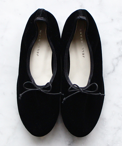JELLY BEANS（ジェリービーンズ）の「【Made in Japan】ベロアバレエシューズ(134-1411)JELLY BEANS(ジェリービーンズ)（バレエシューズ・レディース・ブラック/ライトピンク/ライトグレー/パイソン・22.5/24.5/23/23.5/24）」の21枚目の写真