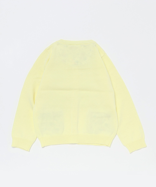GLOBAL WORK（グローバルワーク）の「【キッズ】【洗えるニット】アラエルニットクルーカーデ/738494（カーディガン/ボレロ・キッズ・ライトグリーン/ピンク系その他/ライトイエロー・XX-LARGE/LARGE/SMALL/X-LARGE/MEDIUM）」の4枚目の写真