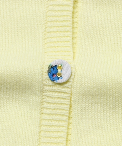 GLOBAL WORK（グローバルワーク）の「【キッズ】【洗えるニット】アラエルニットクルーカーデ/738494（カーディガン/ボレロ・キッズ・ライトグリーン/ピンク系その他/ライトイエロー・XX-LARGE/LARGE/SMALL/X-LARGE/MEDIUM）」の7枚目の写真