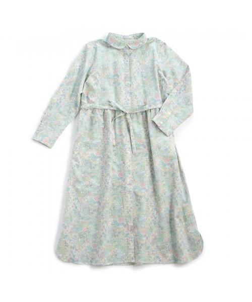 人気のクリスマスアイテムがいっぱい Ej シャツワンピース リバティプリント シャツワンピース