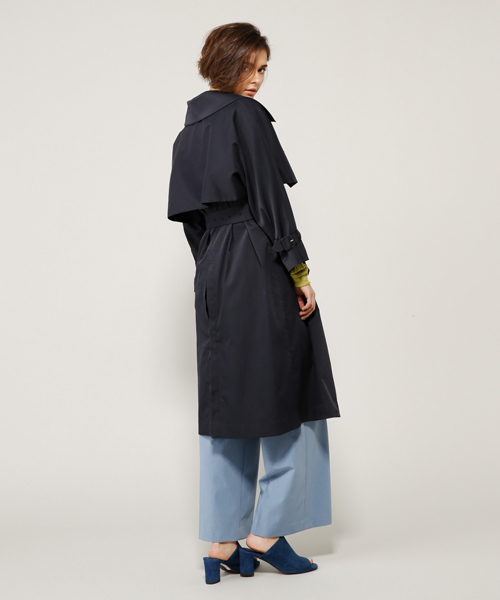 PEGGY LANA（ペギーラナ）の「Flare York Trench CT（トレンチコート・レディース・ネイビー/カーキ/マルチ/ベージュ・2/1）」の12枚目の写真