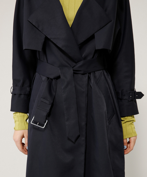 PEGGY LANA（ペギーラナ）の「Flare York Trench CT（トレンチコート・レディース・ネイビー/カーキ/マルチ/ベージュ・2/1）」の17枚目の写真