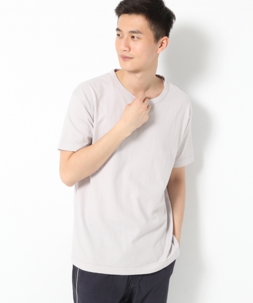 GLOBAL WORK(グローバルワーク)の「【ROOM】マルドウテンジククルーT/747692(Tシャツ/カットソー・メンズ・ライトブルー/カーキ/ブラック/グレー・LARGE/MEDIUM)」の3枚目の写真