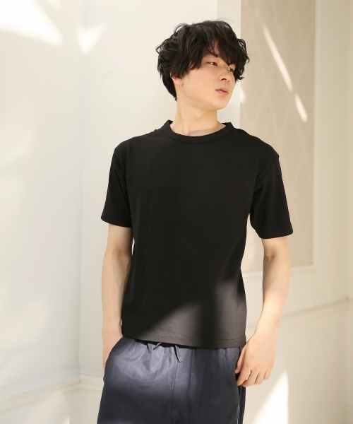 GLOBAL WORK(グローバルワーク)の「【ROOM】マルドウテンジククルーT/747692(Tシャツ/カットソー・メンズ・ライトブルー/カーキ/ブラック/グレー・LARGE/MEDIUM)」の2枚目の写真