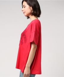 「TSUMORI CHISATO」 ノースリーブトップス 02 レッド レディース TSUMORI CHISATO 「TSUMORI CHISATO」 ノースリーブシャツ 02