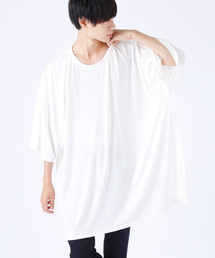 MONO-MART | スーパービッグシルエットカットソー ドロップショルダー/TRストレッチ(Tシャツ/カットソー)