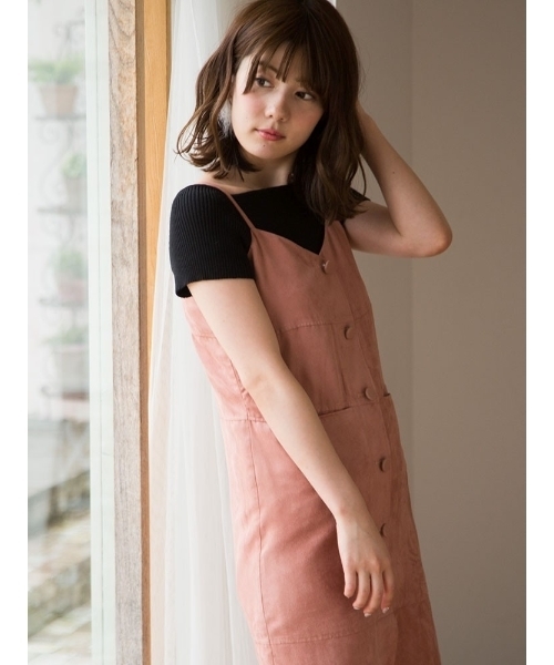 MERCURYDUO（マーキュリーデュオ）の「オフショルリブニット（ニット/セーター・レディース・オフホワイト/ボルドー/マスタード/ブラック/ベビーピンク・FREE）」の16枚目の写真