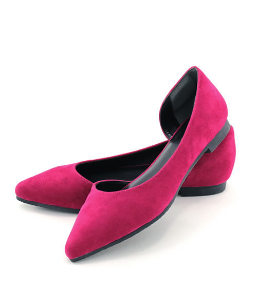 SESTO(セスト)の「ポインテッドトゥサイドオープンフラットパンプス(パンプス・レディース・ダークベージュ/グレイッシュベージュ/その他/ブラック/その他1/チェック/マスタード/ピンク/ボルドー/ブラック系その他・24/22.5/25/23/22/23.5/24.5)」の16枚目の写真