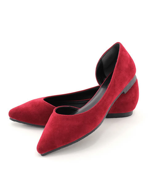 SESTO(セスト)の「ポインテッドトゥサイドオープンフラットパンプス(パンプス・レディース・ダークベージュ/グレイッシュベージュ/その他/ブラック/その他1/チェック/マスタード/ピンク/ボルドー/ブラック系その他・24/22.5/25/23/22/23.5/24.5)」の17枚目の写真