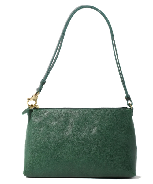 IL BISONTE（イルビゾンテ）の「IL BISONTE / ORIGINAL LEATHER / SHOULDER BAG（ショルダーバッグ・レディース・ライトブラウン/ナチュラル/グリーン/レンガ/ダークブラウン/ブラック/ネイビー/レッド/グレー・FREE）」の6枚目の写真