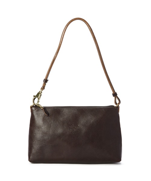 IL BISONTE（イルビゾンテ）の「IL BISONTE / ORIGINAL LEATHER / ショルダーバッグ（ショルダーバッグ・レディース・ライトブラウン/ナチュラル/グリーン/レンガ/ダークブラウン/ブラック/ネイビー/レッド/グレー・FREE）」の4枚目の写真