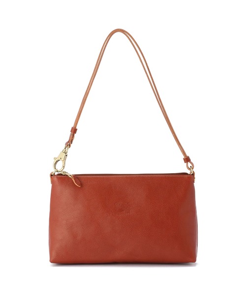 IL BISONTE（イルビゾンテ）の「IL BISONTE / ORIGINAL LEATHER / ショルダーバッグ（ショルダーバッグ・レディース・ライトブラウン/ナチュラル/グリーン/レンガ/ダークブラウン/ブラック/ネイビー/レッド/グレー・FREE）」の9枚目の写真