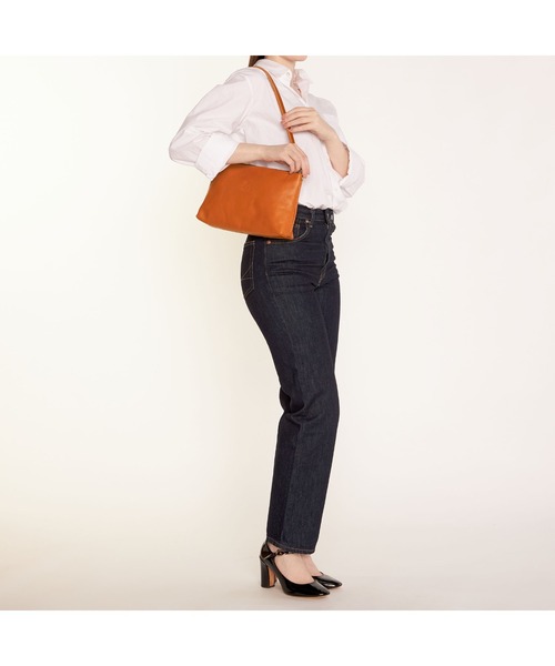IL BISONTE（イルビゾンテ）の「IL BISONTE / ORIGINAL LEATHER / SHOULDER BAG（ショルダーバッグ・レディース・ライトブラウン/ナチュラル/グリーン/レンガ/ダークブラウン/ブラック/ネイビー/レッド/グレー・FREE）」の12枚目の写真