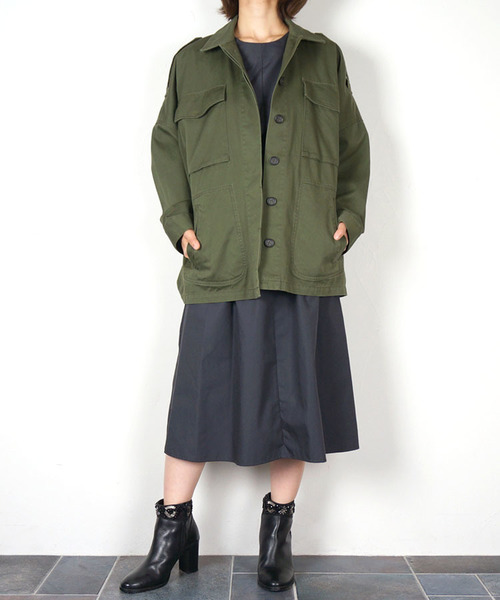 NINE（ナイン）の「ドルマンミリタリーアウター（その他アウター  