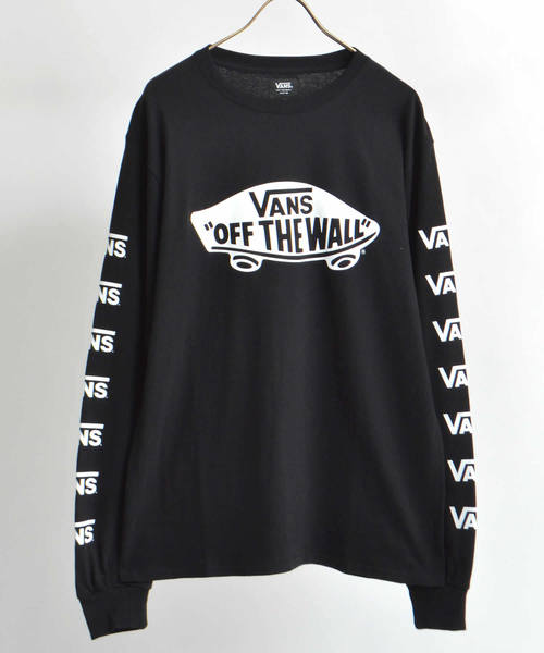 VANS（バンズ）の「VANS/ヴァンズ SKATEBOADING OTW L/S T-shits（Tシャツ/カットソー・メンズ・ブラック/ホワイト・L/M）」の2枚目の写真