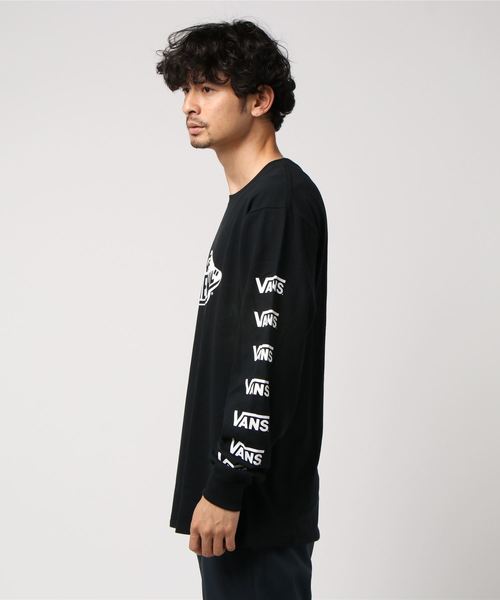 VANS（バンズ）の「VANS/ヴァンズ SKATEBOADING OTW L/S T-shits（Tシャツ/カットソー・メンズ・ブラック/ホワイト・L/M）」の3枚目の写真