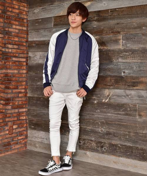 MinoriTY（マイノリティ）の「【ストレッチツイルダメージスーパースキニーパンツ（アンクル）】（その他パンツ・メンズ・ホワイト/ブラック/ネイビー/ベージュ/カーキ/ライトグレー・S/M/L/XL）」の7枚目の写真