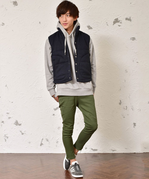 MinoriTY（マイノリティ）の「【ストレッチツイルダメージスーパースキニーパンツ（アンクル）】（その他パンツ・メンズ・ホワイト/ブラック/ネイビー/ベージュ/カーキ/ライトグレー・S/M/L/XL）」の11枚目の写真