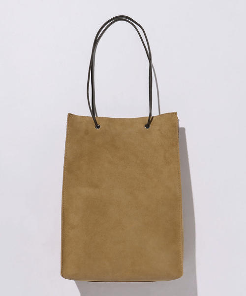 BEAUTY&YOUTH UNITED ARROWS（ビューティーアンドユースユナイテッドアローズ）の「BY レザー ショップバッグ ◆（トートバッグ・メンズ・ブラック/ベージュ・FREE）」の2枚目の写真