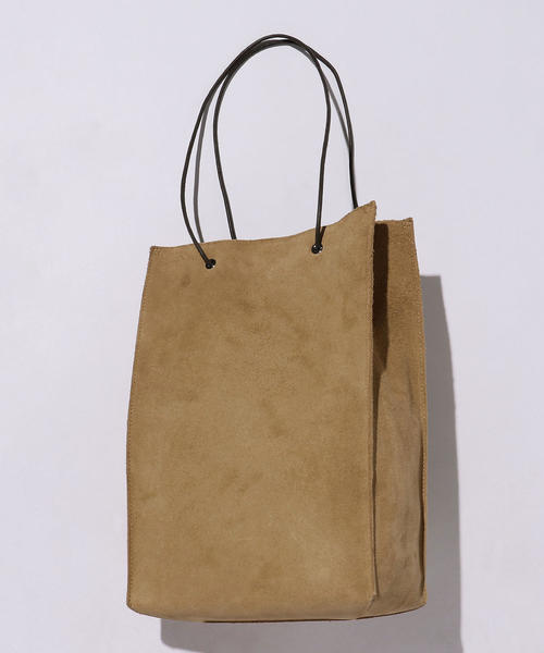 BEAUTY&YOUTH UNITED ARROWS（ビューティーアンドユースユナイテッドアローズ）の「BY レザー ショップバッグ ◆（トートバッグ・メンズ・ブラック/ベージュ・FREE）」の6枚目の写真