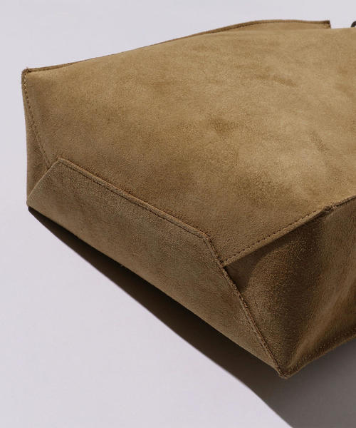 BEAUTY&YOUTH UNITED ARROWS（ビューティーアンドユースユナイテッドアローズ）の「BY レザー ショップバッグ ◆（トートバッグ・メンズ・ブラック/ベージュ・FREE）」の3枚目の写真