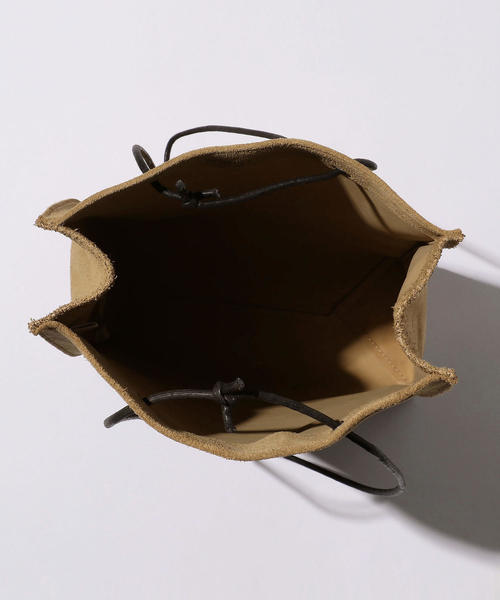 BEAUTY&YOUTH UNITED ARROWS（ビューティーアンドユースユナイテッドアローズ）の「BY レザー ショップバッグ ◆（トートバッグ・メンズ・ブラック/ベージュ・FREE）」の8枚目の写真