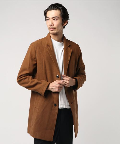 Request（リクエスト）の「【REQUEST】　フェルトン　チェスターフィールド（チェスターコート・メンズ・チャコールグレー/ネイビー/キャメル・2/4/3）」の3枚目の写真