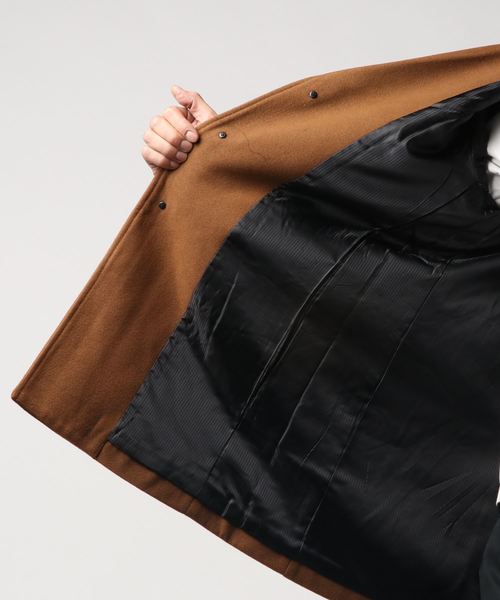 Request（リクエスト）の「【REQUEST】　フェルトン　チェスターフィールド（チェスターコート・メンズ・チャコールグレー/ネイビー/キャメル・2/4/3）」の4枚目の写真