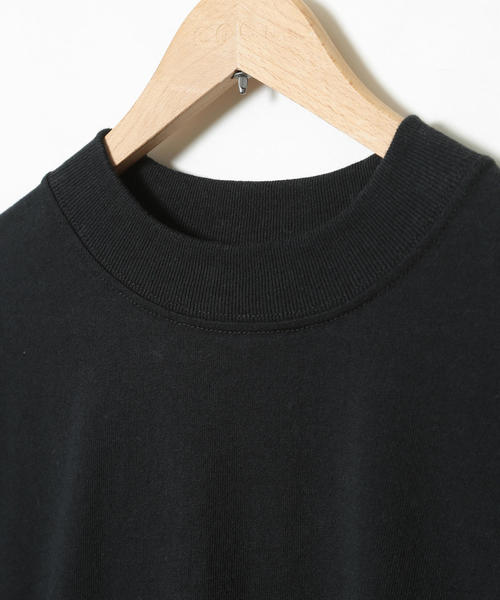 coen（コーエン）の「USAコットンハイネック5分袖Tシャツ（Tシャツ/カットソー・レディース・ベージュ/ホワイト/ブラック・FREE）」の17枚目の写真