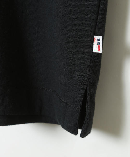 coen（コーエン）の「USAコットンハイネック5分袖Tシャツ（Tシャツ/カットソー・レディース・ベージュ/ホワイト/ブラック・FREE）」の20枚目の写真