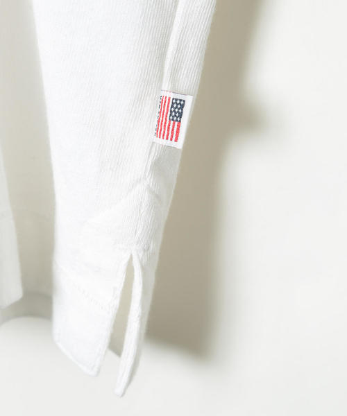 coen（コーエン）の「USAコットンハイネック5分袖Tシャツ（Tシャツ/カットソー・レディース・ベージュ/ホワイト/ブラック・FREE）」の15枚目の写真