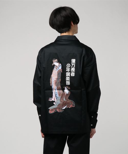 BILLIONAIRE BOYS CLUB(ビリオネア・ボーイズ・クラブ)の「BILLIONAIRE BOYS CLUB UKIYOE OPEN COLLAR SHIRT 19SPRING(シャツ/ブラウス・メンズ・ホワイト/ブラック/ピンク系その他・LARGE/X-LARGE/MEDIUM/SMALL)」の12枚目の写真