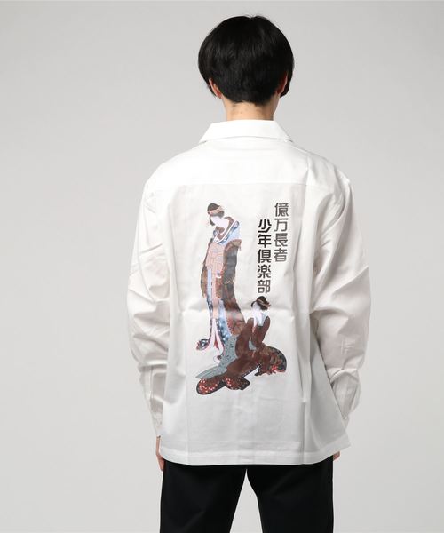 BILLIONAIRE BOYS CLUB(ビリオネア・ボーイズ・クラブ)の「BILLIONAIRE BOYS CLUB UKIYOE OPEN COLLAR SHIRT 19SPRING(シャツ/ブラウス・メンズ・ホワイト/ブラック/ピンク系その他・LARGE/X-LARGE/MEDIUM/SMALL)」の11枚目の写真