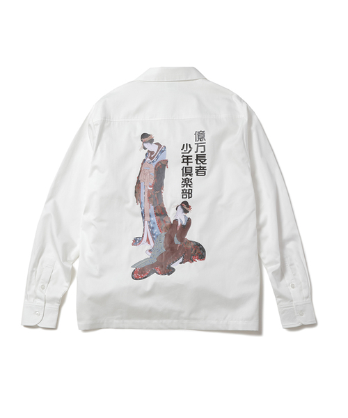 BILLIONAIRE BOYS CLUB(ビリオネア・ボーイズ・クラブ)の「BILLIONAIRE BOYS CLUB UKIYOE OPEN COLLAR SHIRT 19SPRING(シャツ/ブラウス・メンズ・ホワイト/ブラック/ピンク系その他・LARGE/X-LARGE/MEDIUM/SMALL)」の5枚目の写真