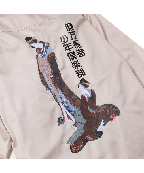 BILLIONAIRE BOYS CLUB(ビリオネア・ボーイズ・クラブ)の「BILLIONAIRE BOYS CLUB UKIYOE OPEN COLLAR SHIRT 19SPRING(シャツ/ブラウス・メンズ・ホワイト/ブラック/ピンク系その他・LARGE/X-LARGE/MEDIUM/SMALL)」の9枚目の写真
