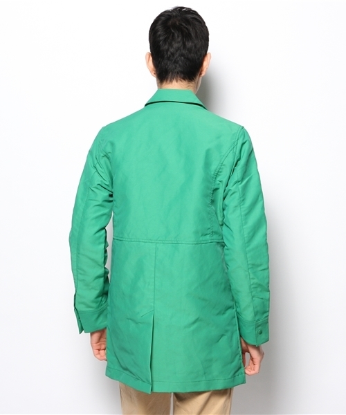 WHO'S WHO gallery（フーズフーギャラリー）の「【WEB限定価格】T/Cボンディングコート（ステンカラーコート・メンズ・ベージュ/ネイビー/アイボリー/ブルー/レッド/グリーン・MEDIUM/LARGE）」の21枚目の写真