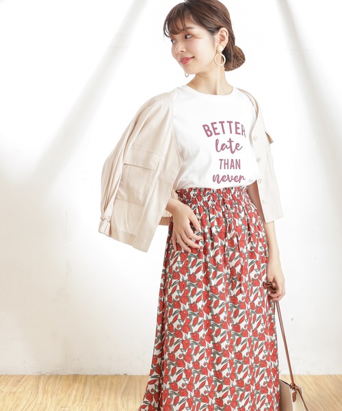 natural couture（ナチュラルクチュール）の「レーヨン麻てろっとライトブルゾン（ブルゾン・レディース・ベージュ/カーキ/ライトベージュ・FREE）」の21枚目の写真