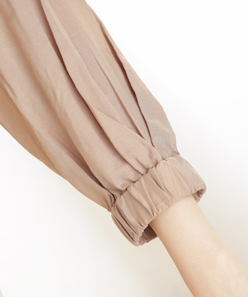 natural couture（ナチュラルクチュール）の「レーヨン麻てろっとライトブルゾン（ブルゾン・レディース・ベージュ/カーキ/ライトベージュ・FREE）」の16枚目の写真