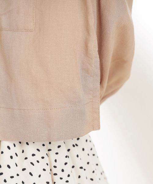 natural couture（ナチュラルクチュール）の「レーヨン麻てろっとライトブルゾン（ブルゾン・レディース・ベージュ/カーキ/ライトベージュ・FREE）」の11枚目の写真