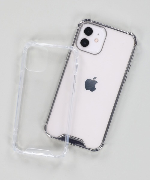 SPINNS（スピンズ）の「3Dカラーフレームクリアモバイルケース（スマホケース/カバー・レディース・クリア/ブラック/ホワイト/パープル/シルバー/ベージュ/コバルトブルー・iPhone 7/8/SE(第2/第3世代)/iPhone XS/X/iPhone XR/X/7/8/FREE/iPhone 11 Pro/11/ONESIZE/iPhone 11/12/iPhone 12/iPhone 13/13/iPhone 13 Pro/iPhone 13 mini/iPhone 12 mini/iPhone 14/iPhone 15/15 /17）」の13枚目の写真