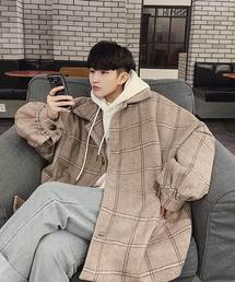 MGV | 【MGV】チェックオーバーサイズカバーオールシャツ(カバーオール)