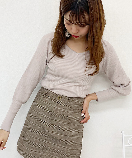 apres jour（アプレジュール）の「バックリボンパワショルニット【ZOZOTOWN限定アイテム】（ニット/セーター・レディース・ブラック/ベージュ/モカ/オレンジ系その他・フリー）」の13枚目の写真