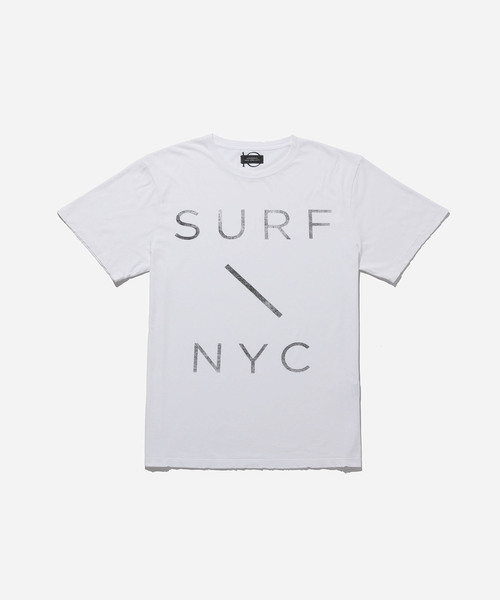 Saturdays NYC(サタデーズ ニューヨークシティ )の「Surf/Nyc Graphic Tee(Tシャツ/カットソー・メンズ・ホワイト/ブラック・X-LARGE/X-SMALL/S/M/L)」の2枚目の写真