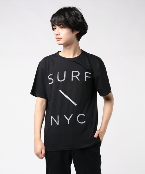 Saturdays NYC(サタデーズ ニューヨークシティ )の「Surf/Nyc Graphic Tee(Tシャツ/カットソー・メンズ・ホワイト/ブラック・X-LARGE/X-SMALL/S/M/L)」の4枚目の写真