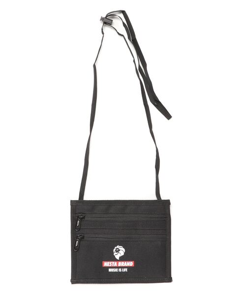 NESTA BRAND(ネスタブランド)の「【NESTA BRAND/ネスタブランド】フラットポーチ(ショルダーバッグ・メンズ・ホワイト/ブラック/イエロー×グリーン・FREE)」の8枚目の写真