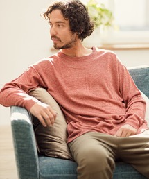 CAMBIO | mn2125-ワイドシルエット杢ニットプルオーバー(ニット/セーター)