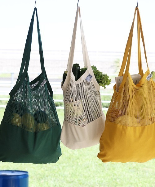 DULTON（ダルトン）の「COTTON HALF MESH BAG S/コットン ハーフ